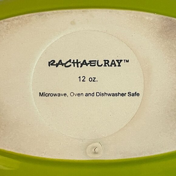 Rachael Ray Baking Dish Lime Green Oval 12 oz - Picture 8 of 8